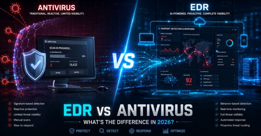 EDR vs Antivirus: Antivirus